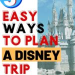 Planning a Disney vacation doesn't have to be difficult. Check out these five easy things that you can do to make your Disney trip planning stress-free. #disneyworld #disneyplanningtips #disneyhacks
