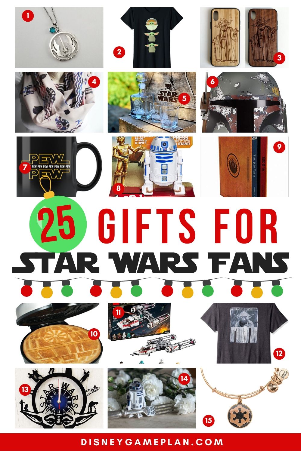 If you're wondering what to get someone who loves Star Wars. Check out this out of this world list of Gifts For Star Wars Fans. #starwars #themandalorian