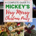 Disney At Christmas is a definite Must-Do. Here is Insider Guide to Mickey's Very Merry Christmas Party at Walt Disney World that includes all the details about this festive Disney holiday party. If you are planning to attend Mickey's Very Merry Christmas Party at Magic Kingdom, read this essential guide for helpful Disney planning tips. #DisneyTips #DisneyChristmas #MickeysVeryMerryChristmasParty