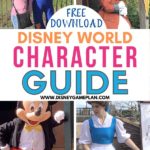 Here is the Ultimate Disney character checklist for each Walt Disney World park. Use this list to fill your autograph book with those special character's signatures. These Disney World tips will help you find the characters at each park. #disneycharacters #disneyworldcharacterexperience #disneytips