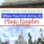 The Disney Magic Kingdom park is a world of adventure and fantasy. It's the quintessential Disney experience starting with a stroll right down the middle of Main Street USA. There is a lot of ground to cover in this park and it's important to start on the right footing. Here are suggestions for what you should do when you first arrive at the Park. #disneyworld #magickingdomtips #disneyworldtips